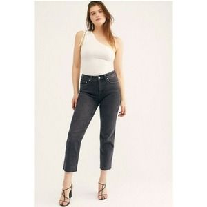 Free People CRVY Smokey Quartz  jeans